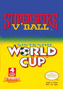 Super Spike V'Ball + Nintendo World Cup (USA) box art